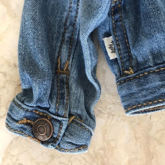 OshKosh Bolero Denim Jean Jacket 9 Months - Picture 5 of 10